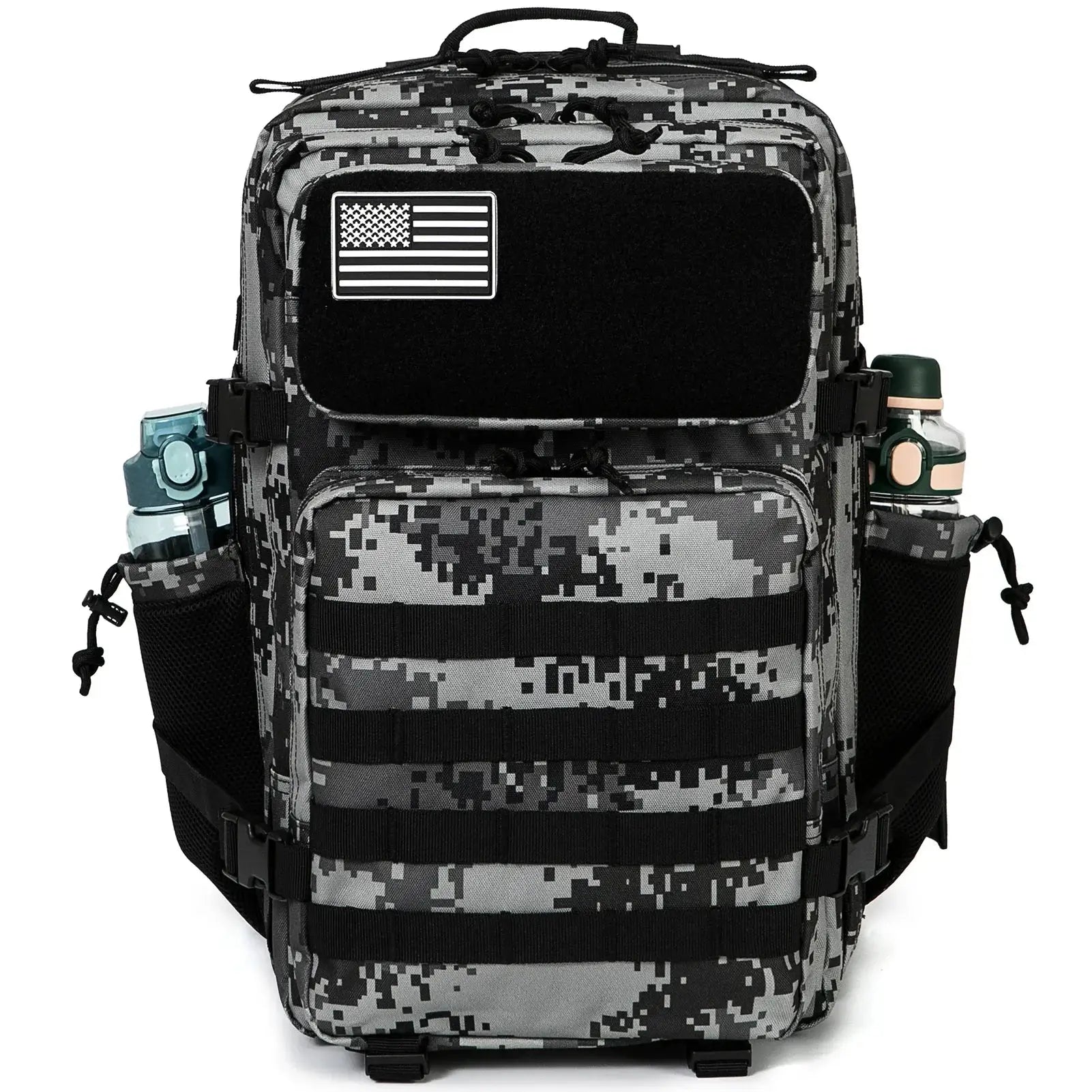 45L Tactical Backpack for Men and Women with Bottle Holder