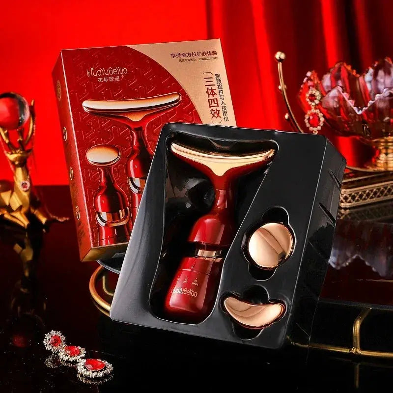 Face Slimmer EMS Beauty Instrument 3 In 1 Device Pro