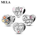 Mula Sterling Silver Heart Love