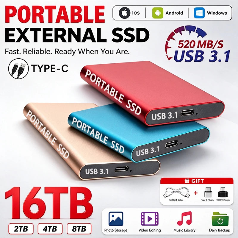 Slim Laptop Solid State Storage