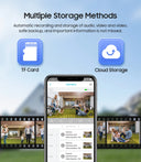 SHIWOJIA 6MP Solar Camera 4G Sim Card Outdoor 12X Zoom