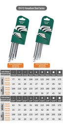 WYNNS Allen Wrench Set Hex Key 9pcs Tool for Repairs