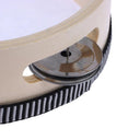1Pc 15cm Wooden Tambourine Drum For Kids Educational Toys