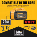 60V DCB606 Battery 9000mAh For 20V MAX Tools High Power