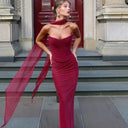 Strapless Dress Set for Formal Occasions