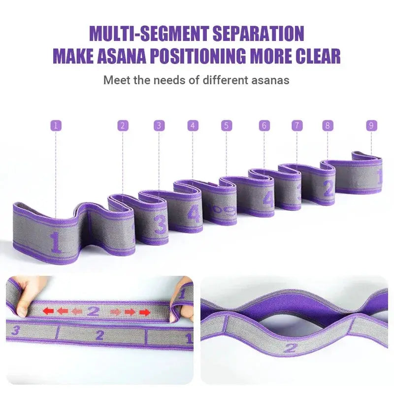 Segmented Yoga Resistance Bands for Adults and Children