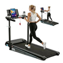 Foldable Incline Treadmill Desk Fitness With LED Display