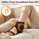 Air Compression Cordless Wrist Ankle Massager 4 Airbag Modes Heated Wrist Protector 3 Heating Hot Compress Wrist Guard