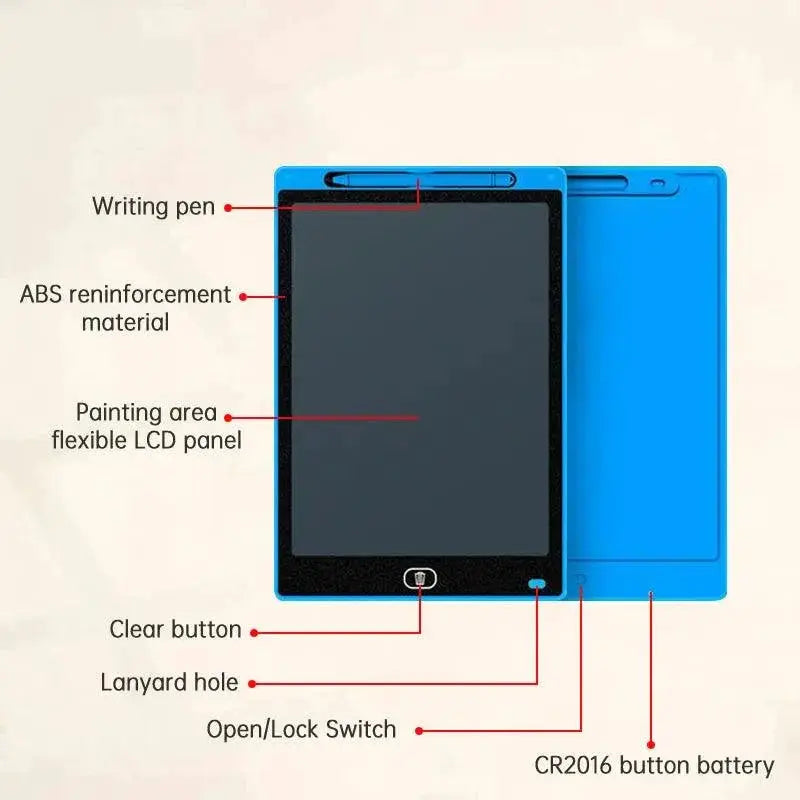 Kids LCD Drawing Tablet Eco Friendly For Fun Learning