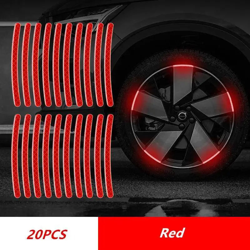 Car Safety Reflective Tape Set for Enhanced Visibility