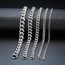 Vnox 3-11mm Chunky Miami Curb Chain Bracelet for Men