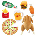 Interactive Beer Bottle Plush Dog Toy Durable Chew Toy