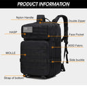 50L Tactical Backpack Men's Travel Large Capacity Rucksacks