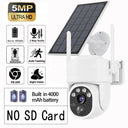 Outdoor Solar Surveillance Camera Weatherproof WiFi Night Vision