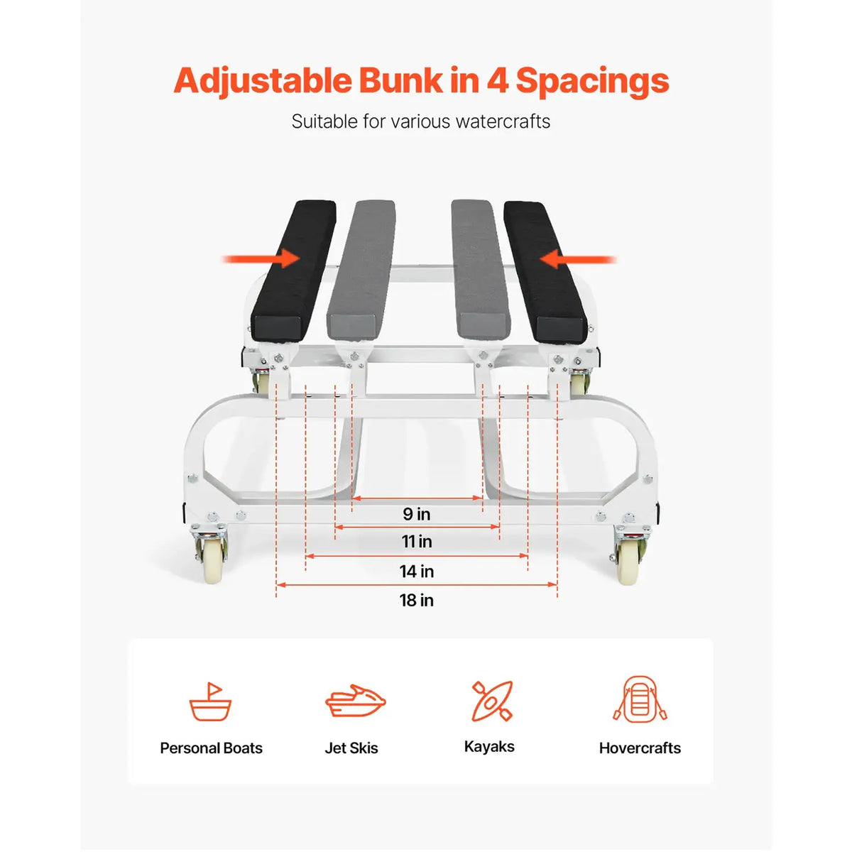 Lbs Pwc Dolly With Adjustable Bunks — product image 4