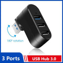 USB Hub Adapter: High-Speed Connectivity with Rotating Design