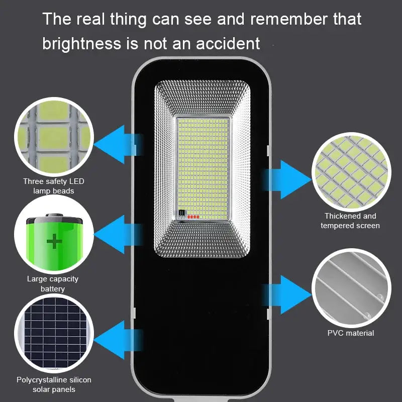 Dusk To Dawn Solar Street Light — product view 3