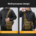 Versatile Waterproof Fishing Shoulder Bag for Outdoor Sports