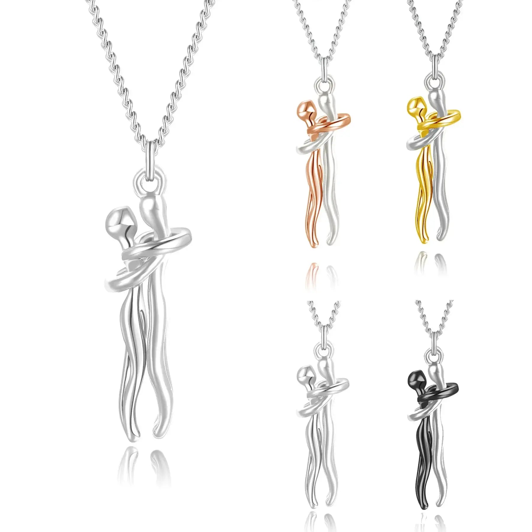Fashion Hugging Necklace Choker Pendant Gift For Couples