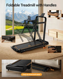 UMAY 2 In 1 Foldable Treadmill 15 Percent Incline Silent Motor