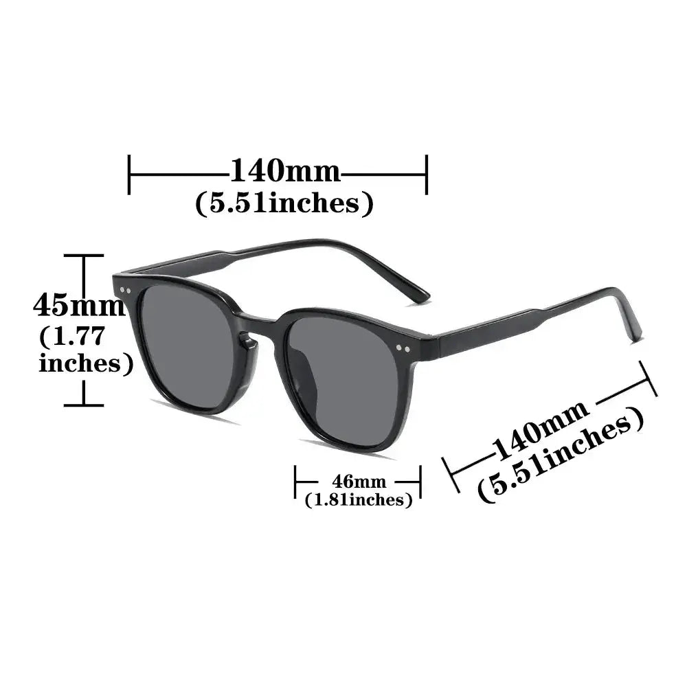 New Vintage Square Sunglasses Unisex Luxury Brand Style