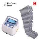 6 Section Massage Tool Electric Air Compression Leg Massager Waist Arm Leg Wraps Foot Ankles Calf Massage Machine Promote Blood