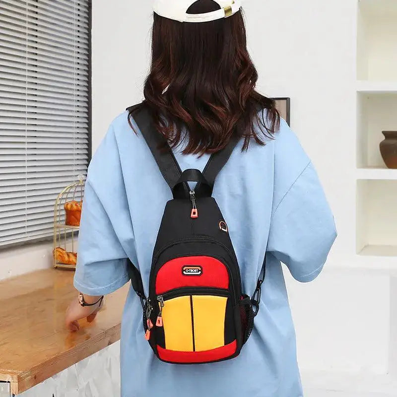 Multifunctional Shoulder Bag Chest Bag Rucksack Men Women
