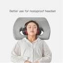 Ergonomic Memory Foam Pillow with Ear Hole for Side Sleepers