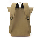 Rolled Top Canvas Backpack 15.6In Laptop