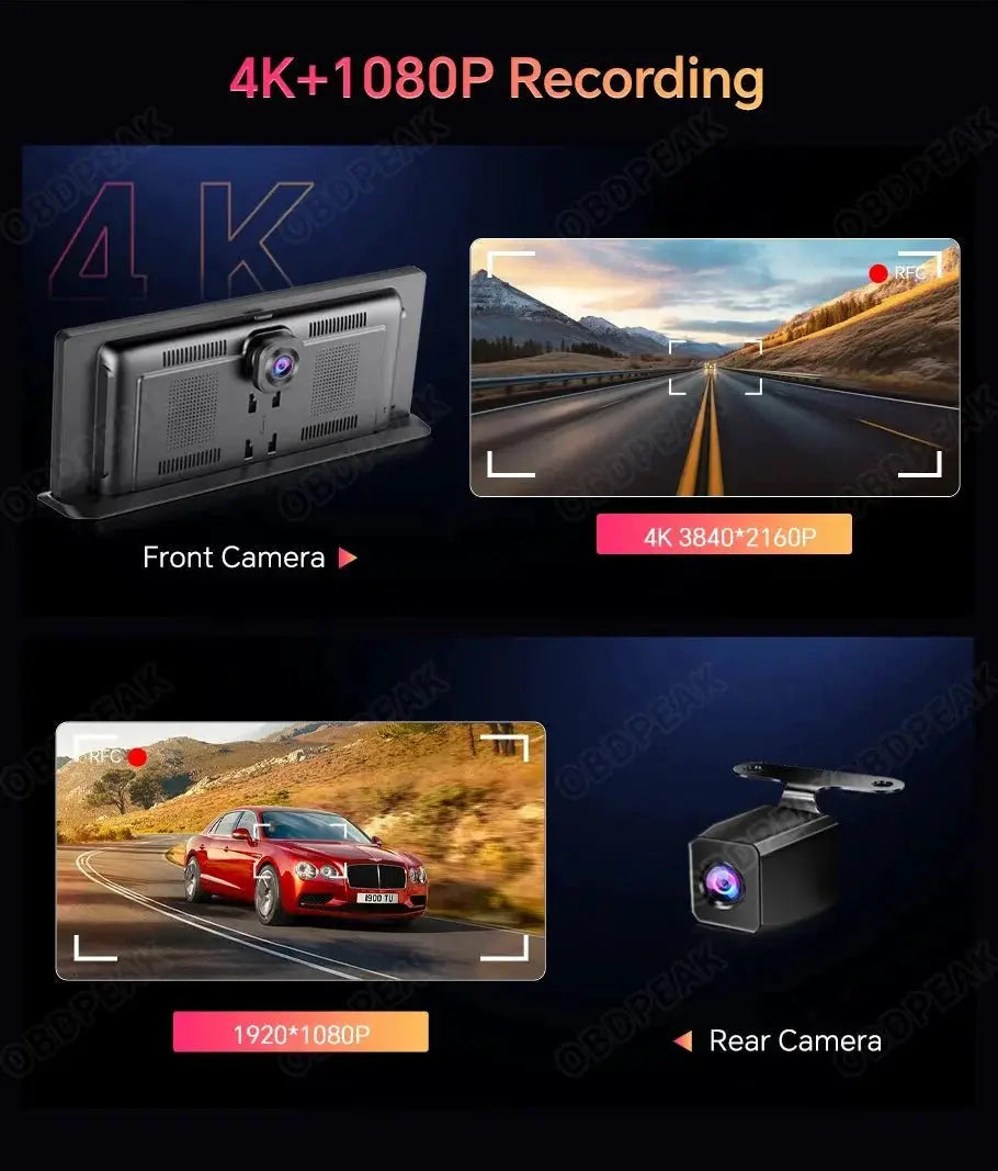 Front Lens Dash Cam - Drivers With GPSCarPlay — product view 14