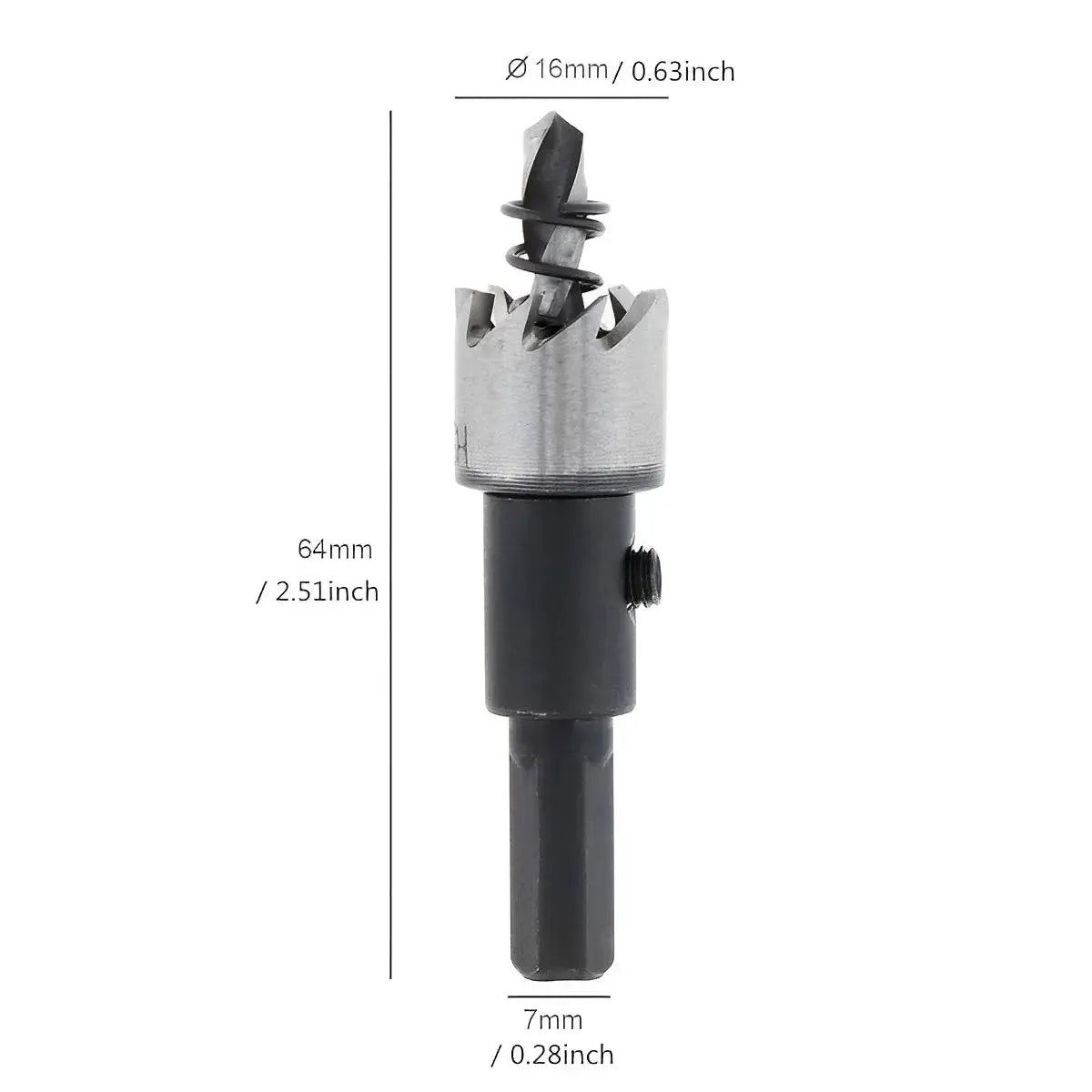 16mm 200 Degree Door Viewer HD Glass Lens Wide Angle Security Door Peephole with Drill Bit Set for Doors 1.57-2.56inch Thickness by stepyours.com