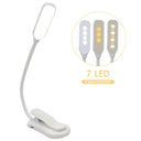 7 LED Book Light USB Rechargeable Reading Light Portable