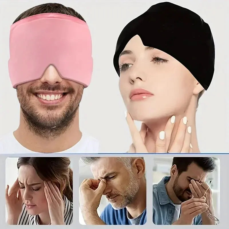 Gel Cold Hot Head Ice Cap Mask For Sleep And Relaxation