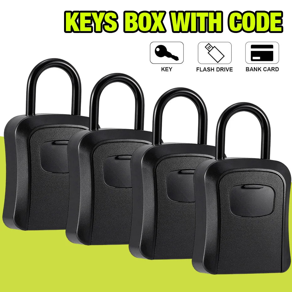 Waterproof Key Lock Box Outside Combination Password Metal Key — product view 7
