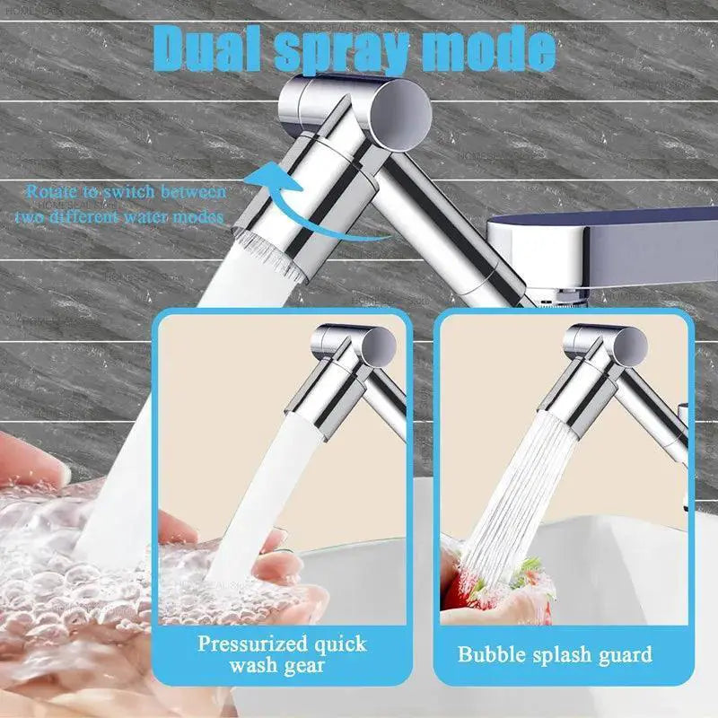 Rotating Metal Faucet Aerator 1440 Degrees Water Saver