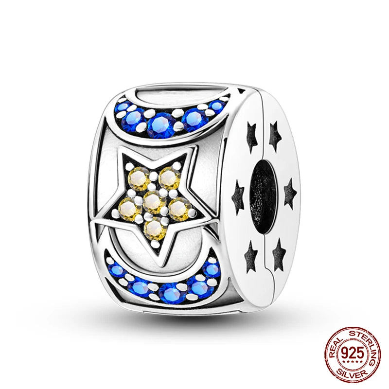 Sterling Silver Sparkling Zircon Star