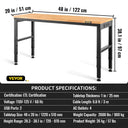 Heavy Duty Adjustable Height Workbench