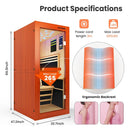 Wooden Transparent Home Sauna