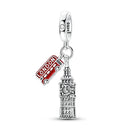 Sterling Silver Charm Bead Eiffel