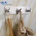 Stainless Steel Bathroom Hook Set Elegant Organization