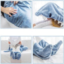 GY 1pcs Trendy Sand Sculpture Shark Sleeping Bag Flannel