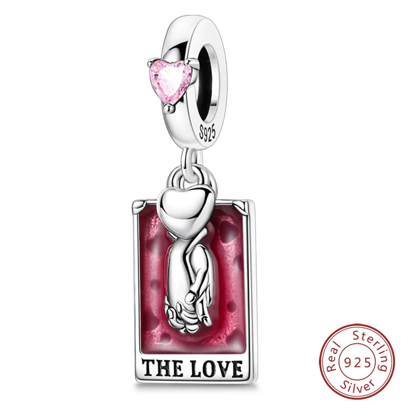 Charm Sterling Silver Tarot Card