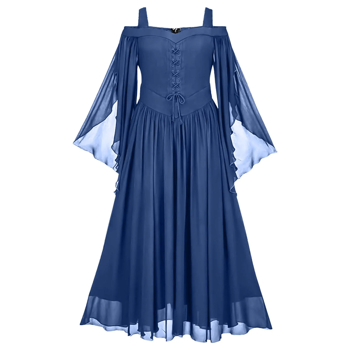 Medieval Cold Shoulder Corset Dress