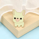 Cartoon Dogs Enamel Brooch Cute Animals Badge Jewelry Gift