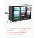 SucceBuy Cu. Ft Back Cooler with LED Lighting Adjustable