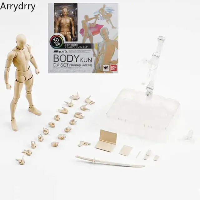 Sketch Draw Figurines Male Female Movable Body Kun Body Chan Joint Pain Anime Figure Shf Action Figure Toy Model Draw Mannequin