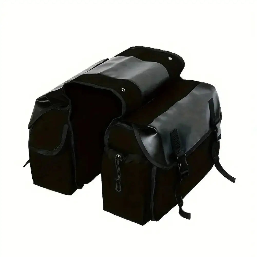 Portable Motorcycle Saddlebag Luggage Bags Waterproof Canvas Stroage Bag for Honda Shadow for Suzuki Dr 650 Rear Backpack