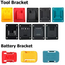 Wall-Mounted Battery Storage Rack for Makita Bosch Milwaukee Tools