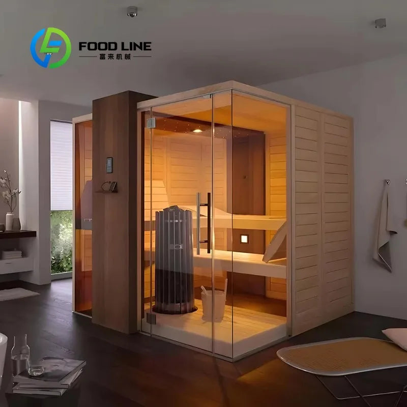 Glass LED Home Sauna