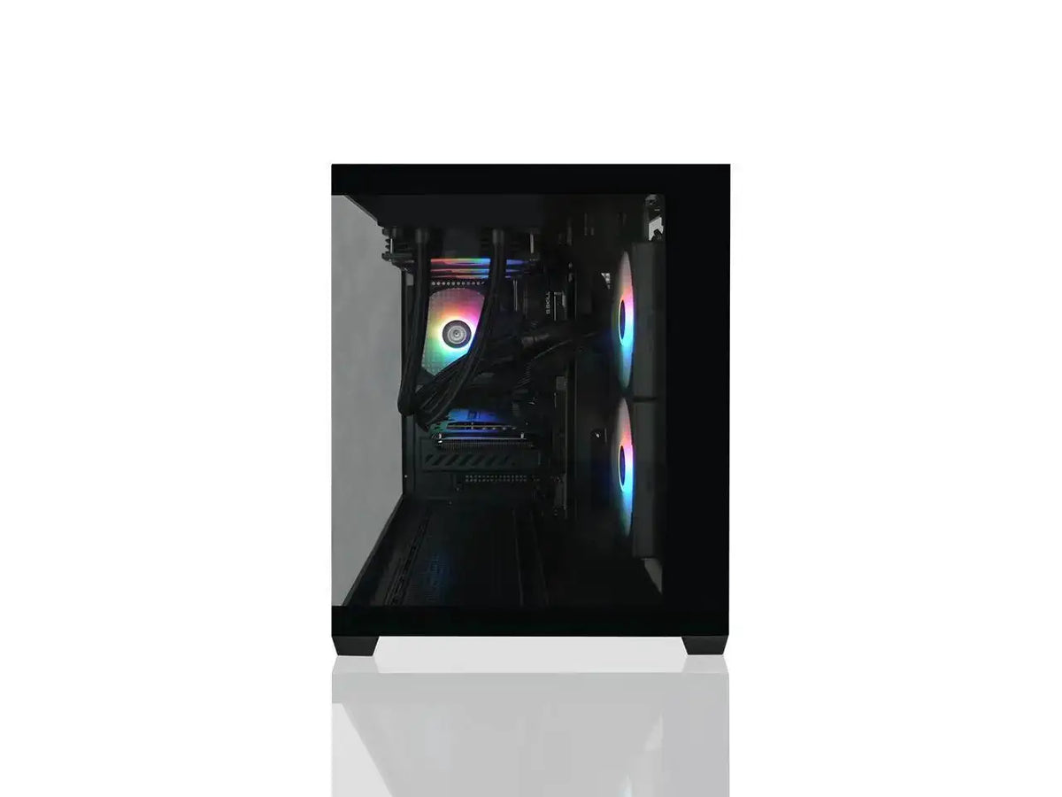 Avgpc Hellfire Gaming Pc Amd Ryzen 5 9600X; Geforce Rtx 5070 12Gb; 16Gb Ddr Ram; 1 Tb Nvme M.2 Ssd; 360mm Aio Liquid Cooler; Argb Fans; Wifi/Ac; Dual Chamber Ca